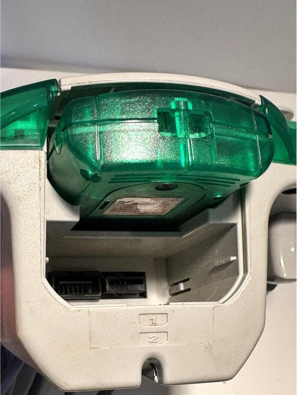 Official Sega Dreamcast Translucent Green OEM Controller Authentic & Memory Card - Picture 5 of 8